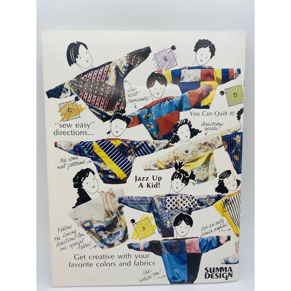 1992 Jazzy Kids Pattern Book by Janet Rostocki Wearable Kids Patterns Vintage - Picture 2 of 4